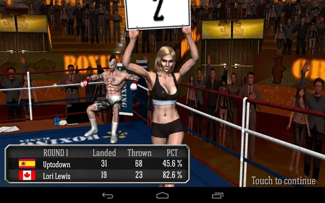 Punch Boxing 3D android App screenshot 1