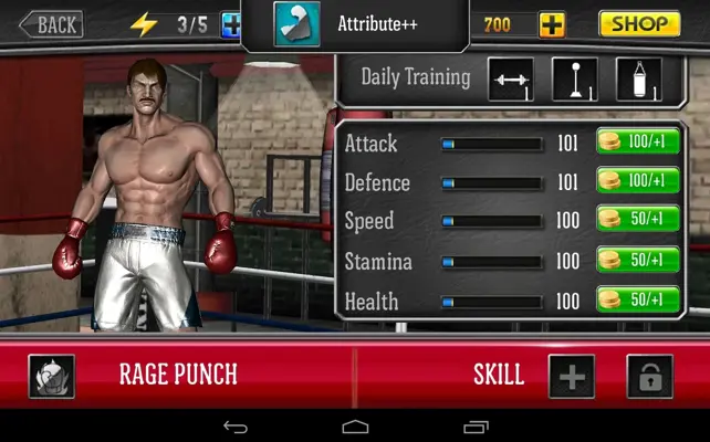 Punch Boxing 3D android App screenshot 2